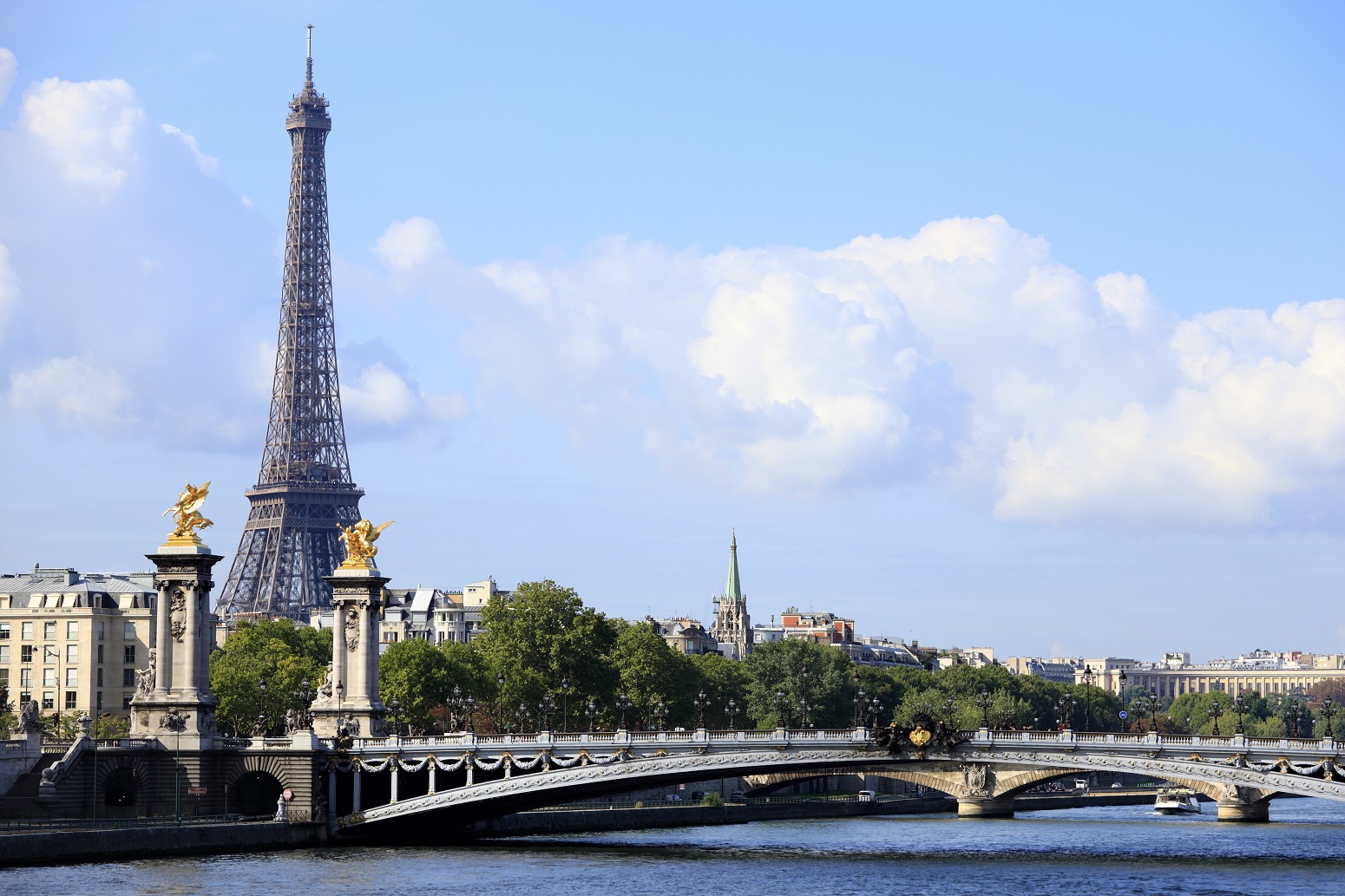 Vista desde el Sena de parís